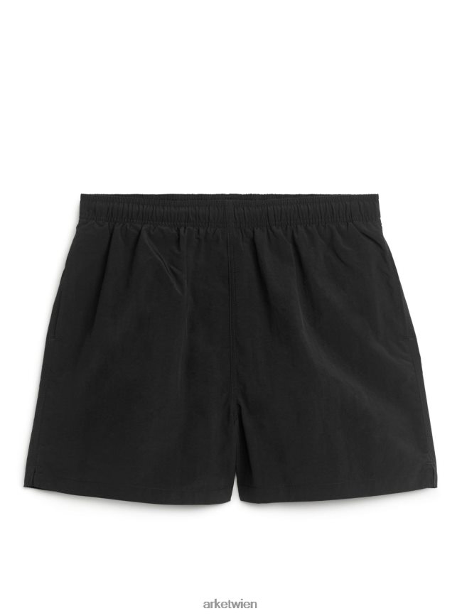 ARKET Badehose Schwarz Männer 8RF08T1139 Kleidung