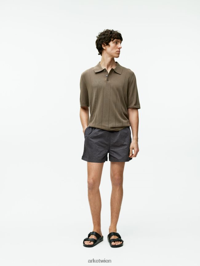 ARKET Badehose Schwarz Männer 8RF08T1145 Kleidung