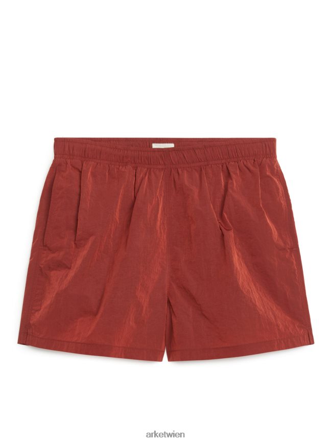ARKET Badehose Terrakotta Männer 8RF08T1146 Kleidung