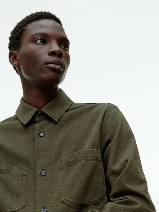ARKET Overshirt aus Baumwolltwill Grün Männer 8RF08T968 Kleidung