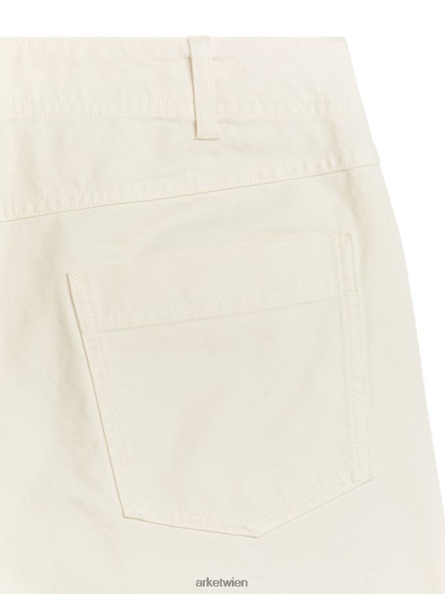 ARKET Baumwollhose cremefarben Männer 8RF08T1062 Kleidung