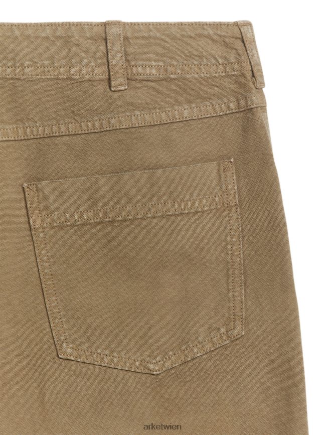 ARKET Baumwollhose dunkelbeige Männer 8RF08T1079 Kleidung