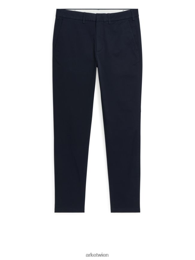 ARKET Slim-Stretch-Chino Dunkelblau Männer 8RF08T1072 Kleidung