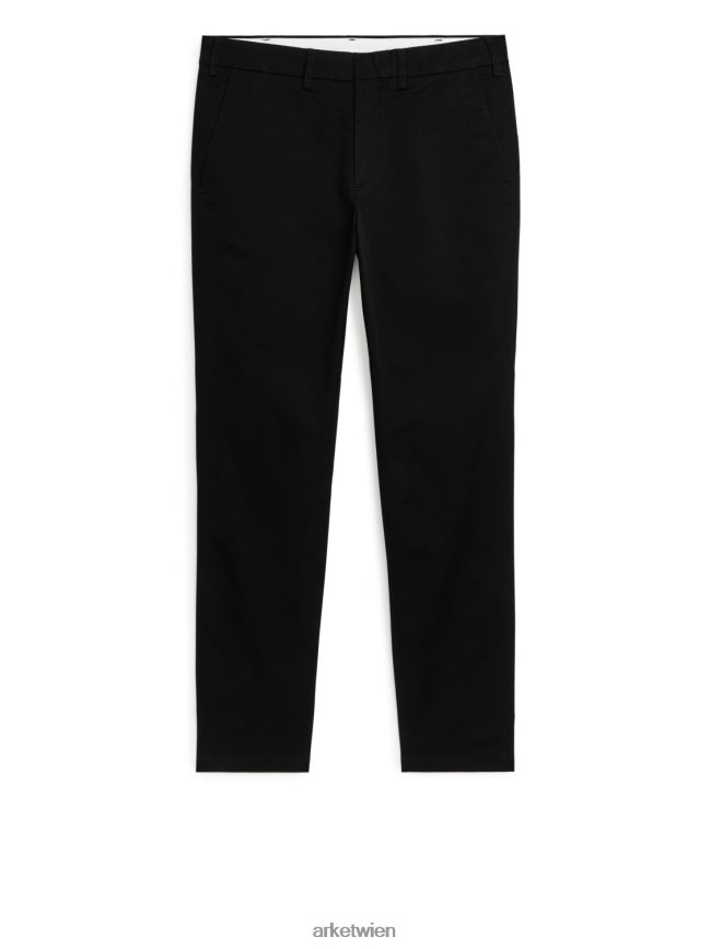 ARKET Slim-Stretch-Chino Schwarz Männer 8RF08T1085 Kleidung