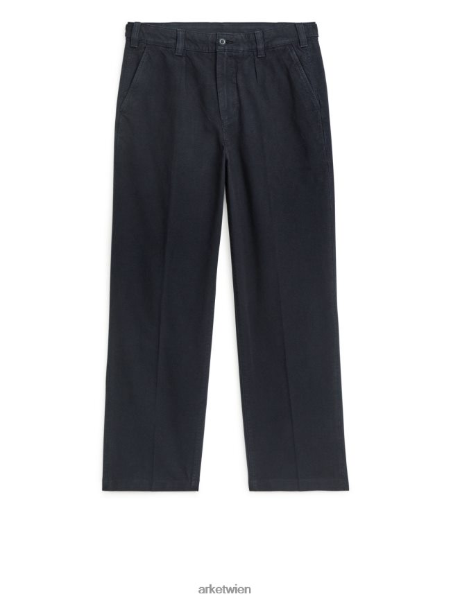 ARKET Utility-Hose aus Baumwollcanvas Dunkelblau Männer 8RF08T1065 Kleidung