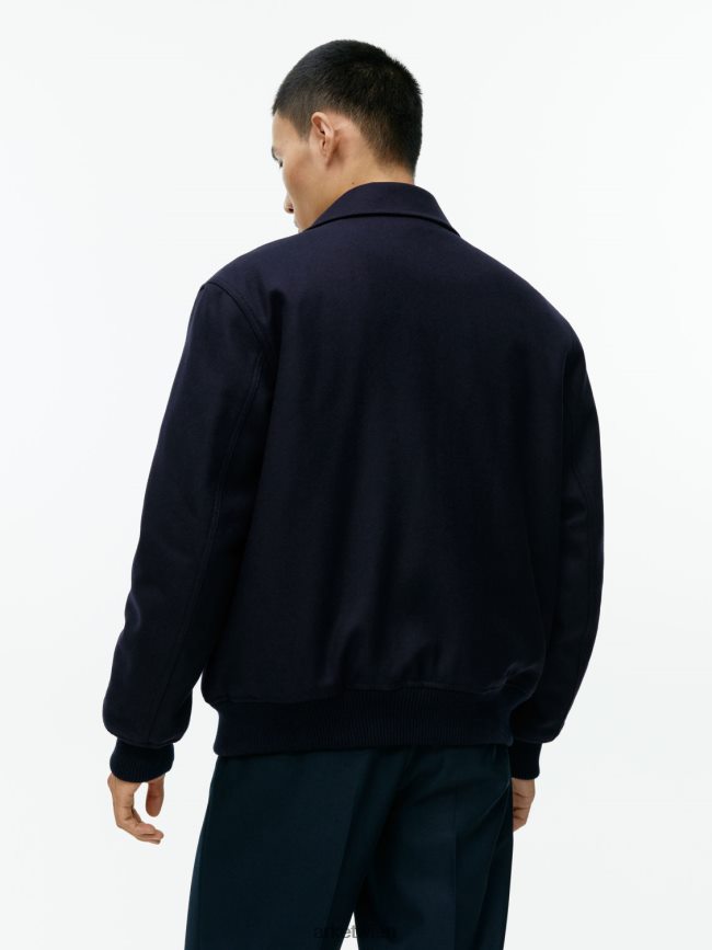 ARKET College-Jacke aus Wolle Dunkelblau Männer 8RF08T1167 Kleidung