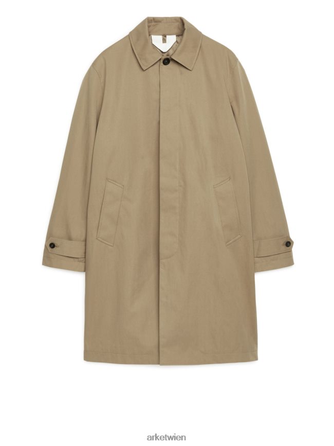 ARKET Mittellanger Automantel Beige Männer 8RF08T1158 Kleidung