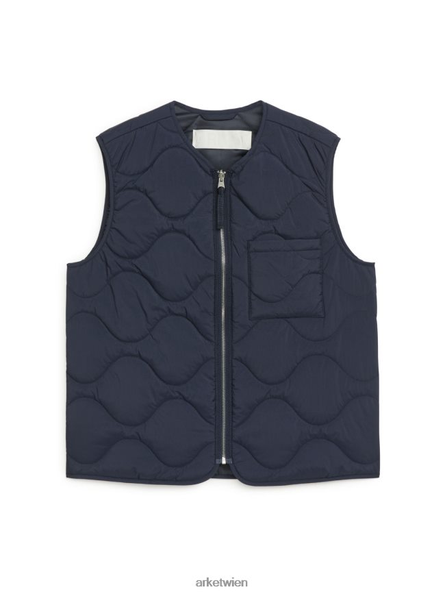 ARKET Steppweste Dunkelblau Männer 8RF08T1159 Kleidung