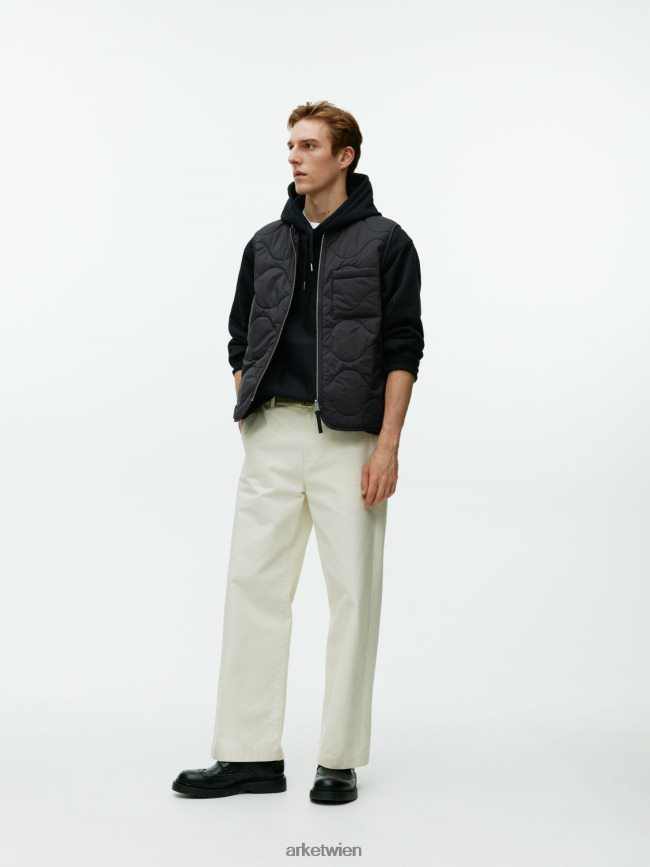 ARKET Steppweste Schwarz Männer 8RF08T1160 Kleidung