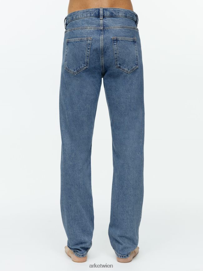 ARKET Park Regular Straight Jeans Mittelblau Männer 8RF08T1100 Kleidung