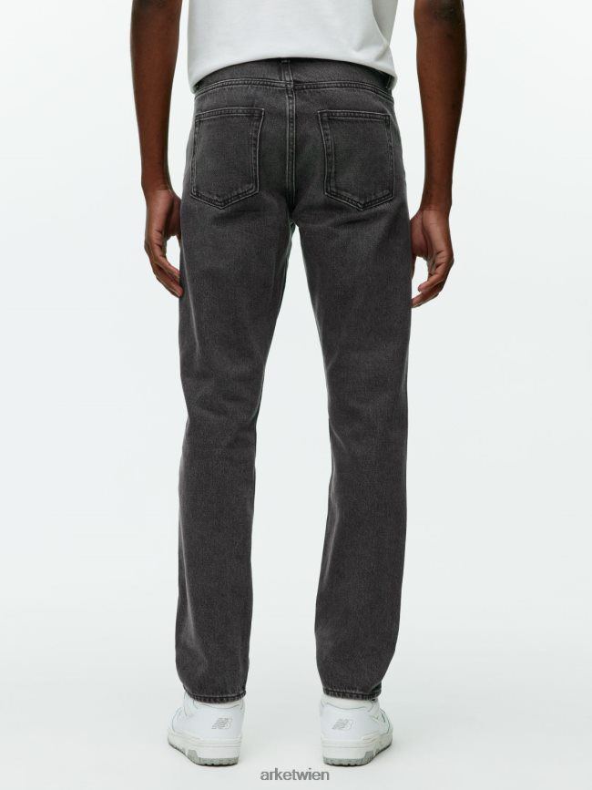 ARKET Park Regular Straight Jeans schwarz gewaschen Männer 8RF08T1097 Kleidung