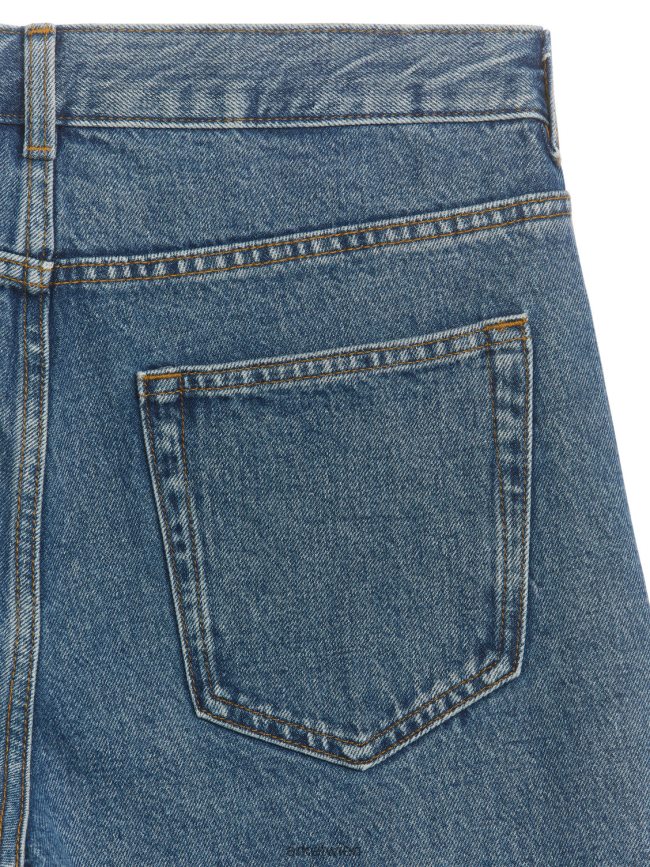 ARKET Park verkürzte, normale, gerade Jeans Blau Männer 8RF08T1108 Kleidung