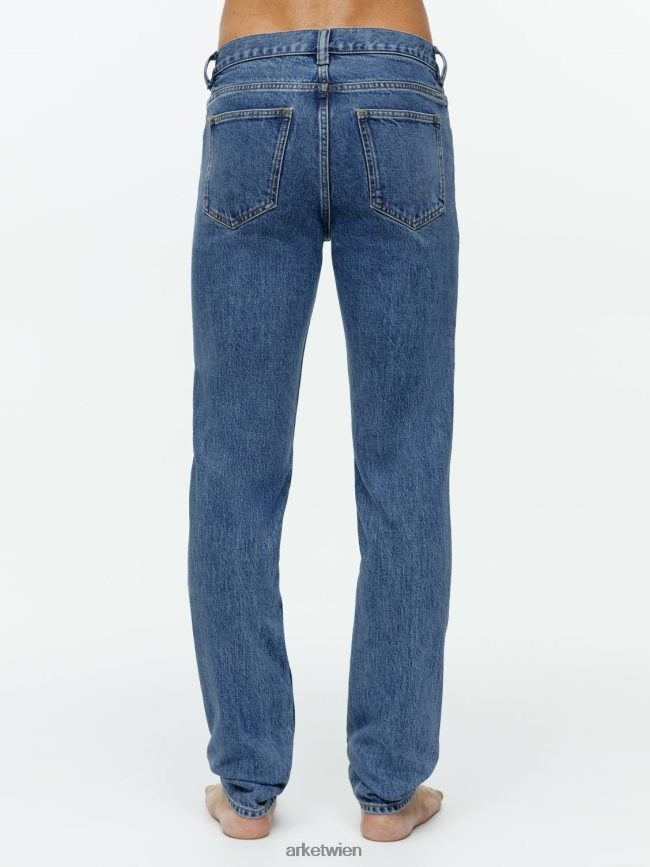 ARKET Slim-Stretch-Jeans aus Birkenholz Mittelblau Männer 8RF08T1106 Kleidung