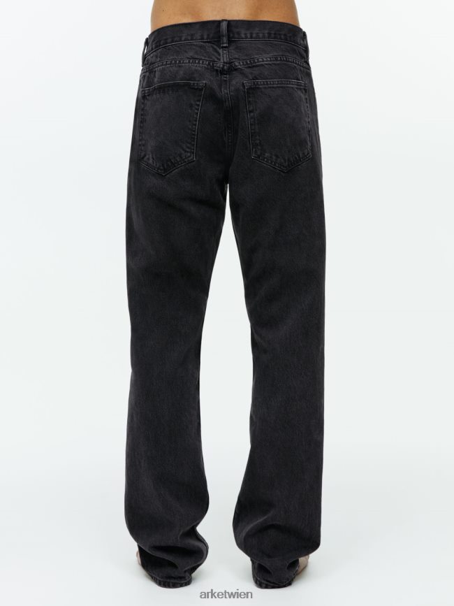ARKET lockere Jeans Schwarz Männer 8RF08T1094 Kleidung