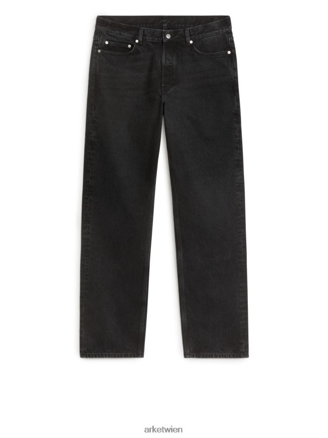 ARKET lockere Jeans Schwarz Männer 8RF08T1094 Kleidung