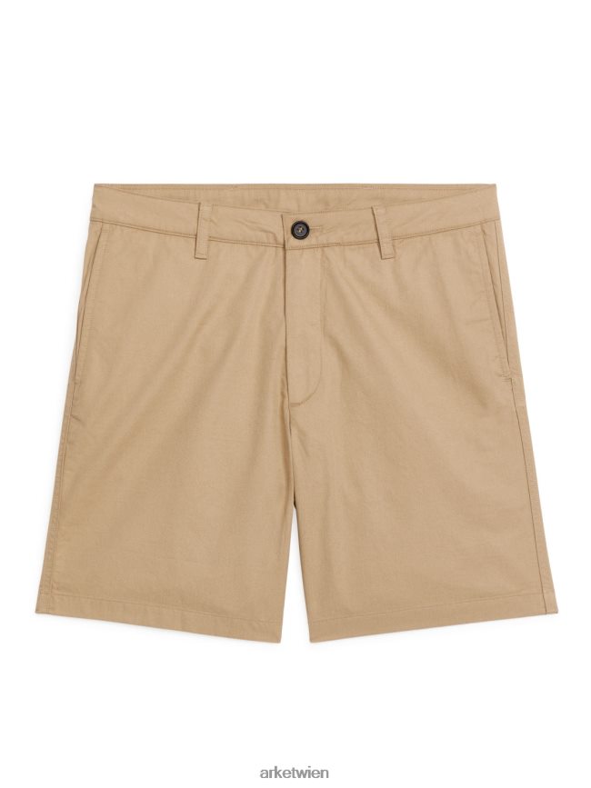 ARKET Baumwollshorts Beige Männer 8RF08T1115 Kleidung