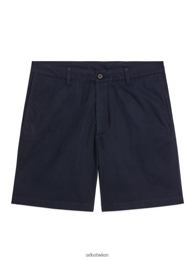 ARKET Baumwollshorts Dunkelblau Männer 8RF08T1116 Kleidung