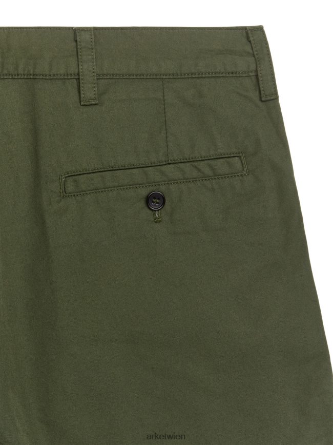 ARKET Baumwollshorts Grün Männer 8RF08T1114 Kleidung
