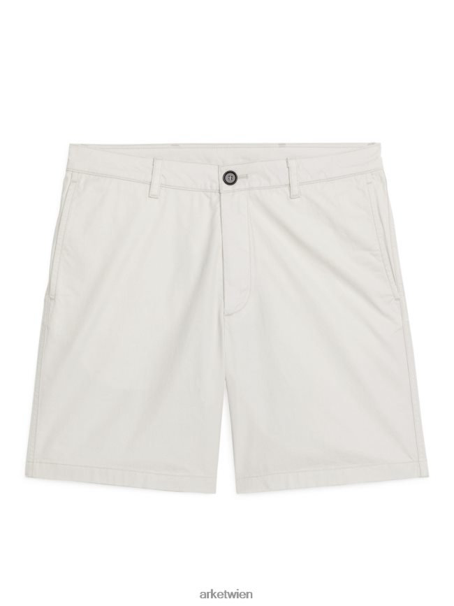 ARKET Baumwollshorts Weiß Männer 8RF08T1117 Kleidung