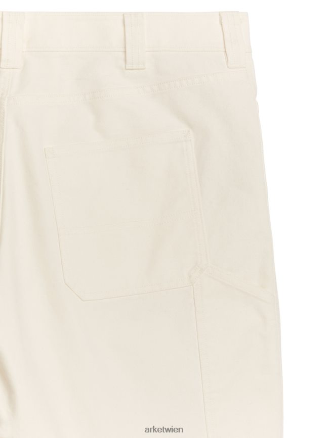 ARKET Baumwollshorts Weiß Männer 8RF08T1130 Kleidung