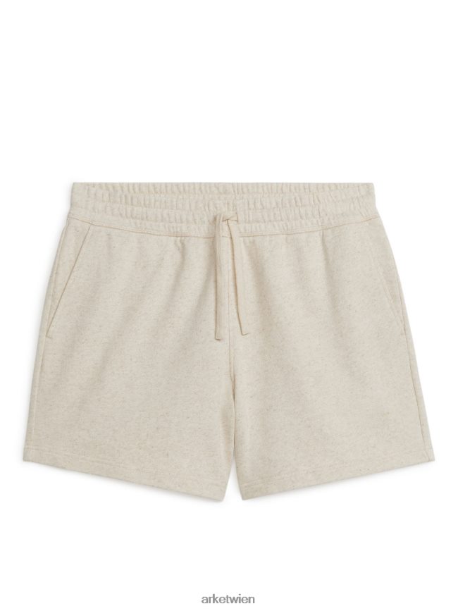 ARKET Regular-Fit-Sweatshorts Beige Männer 8RF08T1128 Kleidung