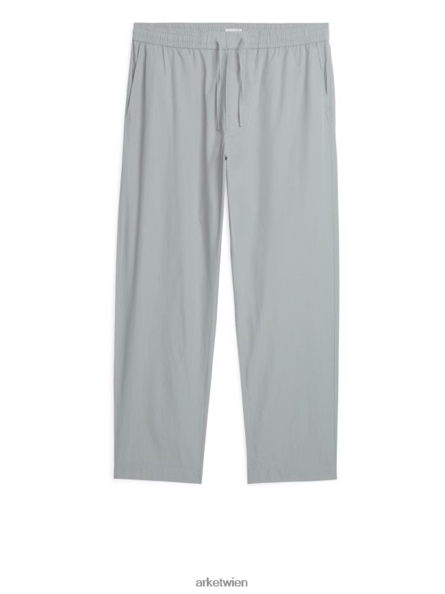 ARKET Pyjamahose aus Baumwolle grau Männer 8RF08T1251 Kleidung