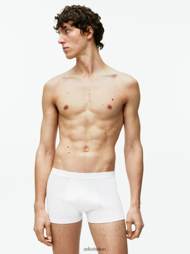 ARKET Unterhosen aus Pima-Baumwolle, 3er-Set Weiß Männer 8RF08T1222 Kleidung