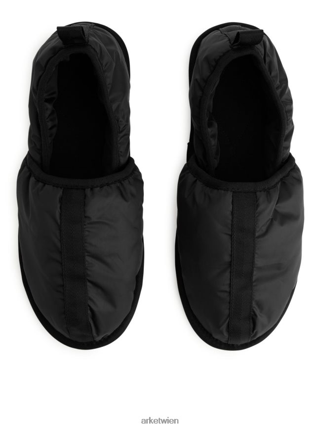ARKET gepolsterte Hausschuhe Schwarz Männer 8RF08T723 Schuhwerk