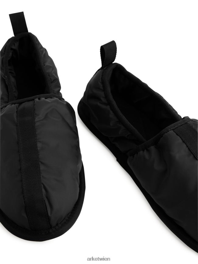 ARKET gepolsterte Hausschuhe Schwarz Männer 8RF08T723 Schuhwerk