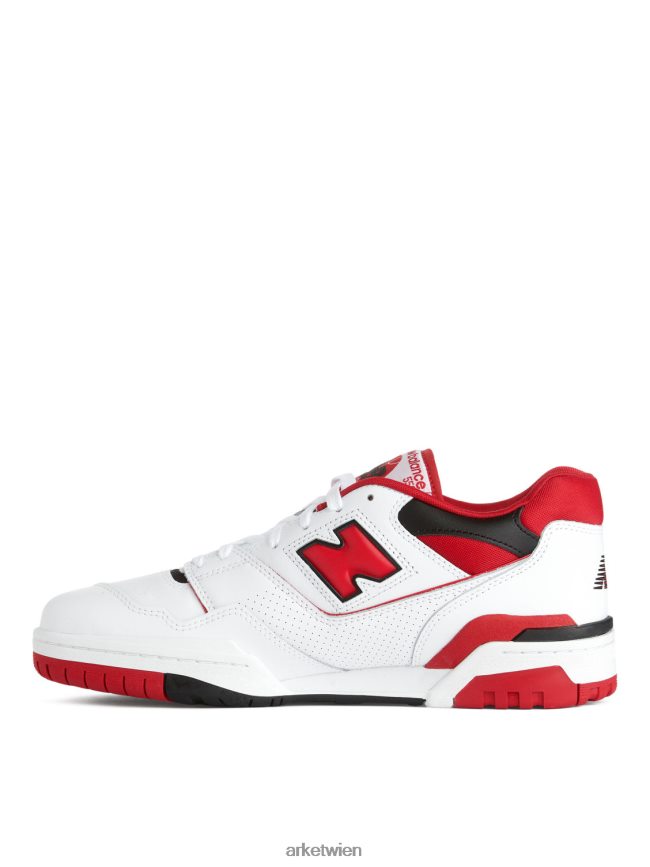 ARKET New Balance 550 Trainer weiß/rot/schwarz Männer 8RF08T1267 Schuhwerk