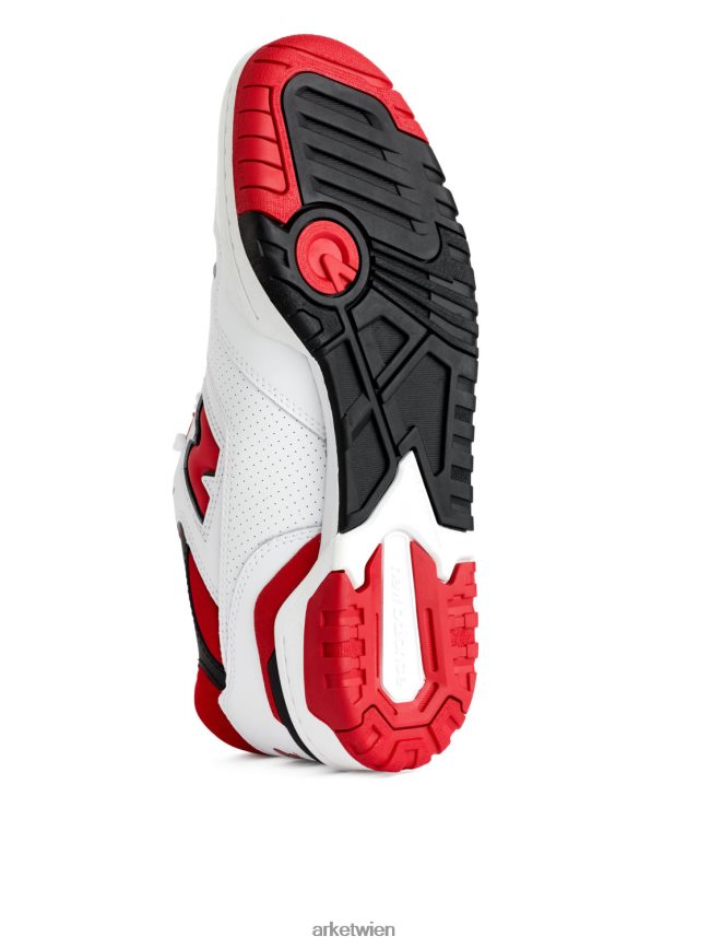 ARKET New Balance 550 Trainer weiß/rot/schwarz Männer 8RF08T1267 Schuhwerk