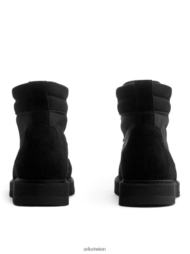 ARKET Wanderstiefel Schwarz Männer 8RF08T1283 Schuhwerk