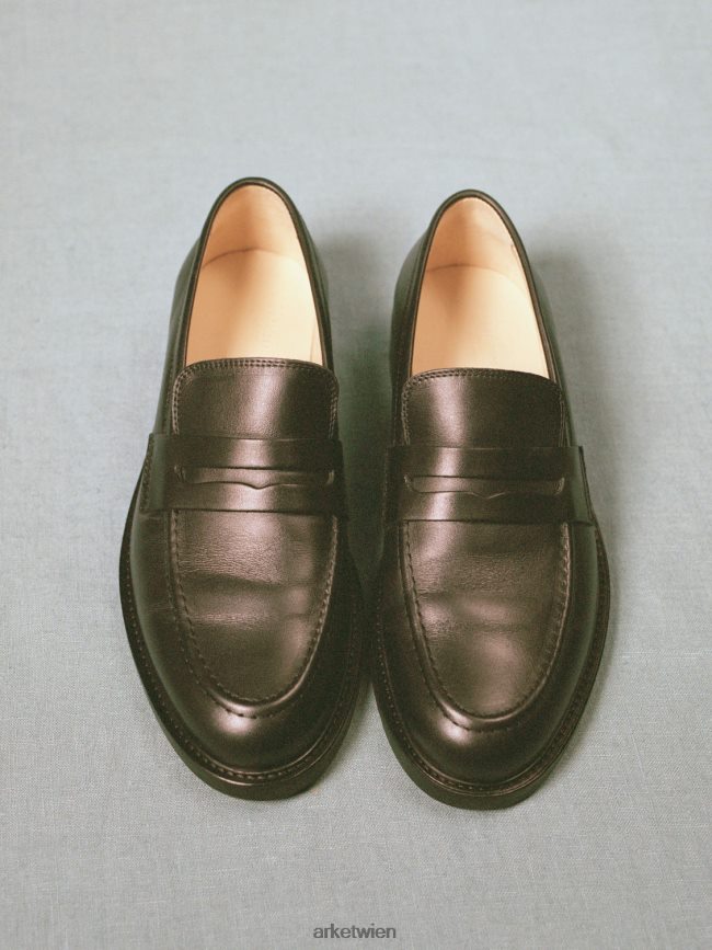 ARKET Pennyloafer Schwarz Männer 8RF08T1280 Schuhwerk