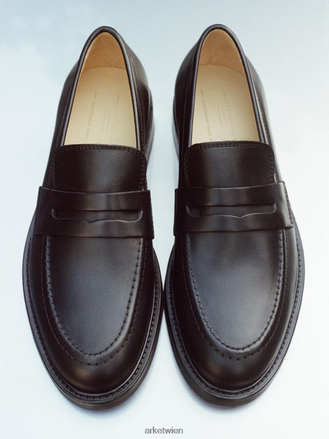 ARKET Pennyloafer Schwarz Männer 8RF08T1280 Schuhwerk