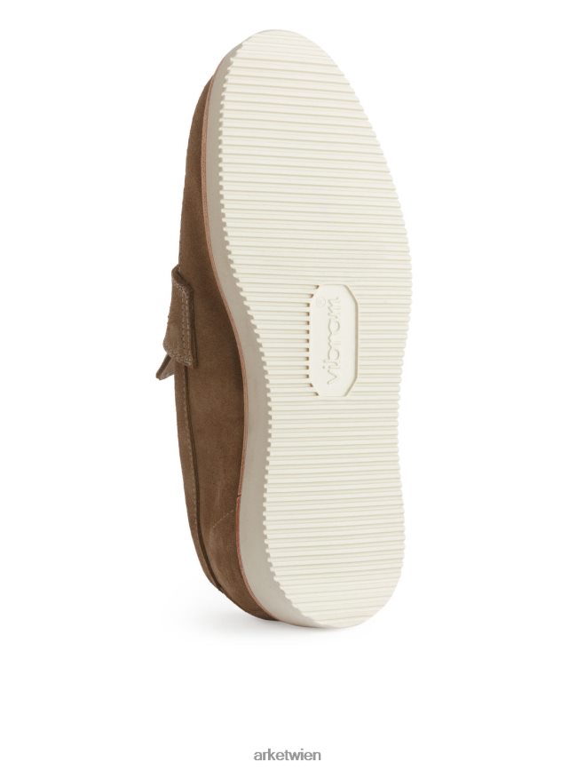 ARKET Wildleder-Vibram-Loafer Beige Männer 8RF08T1275 Schuhwerk