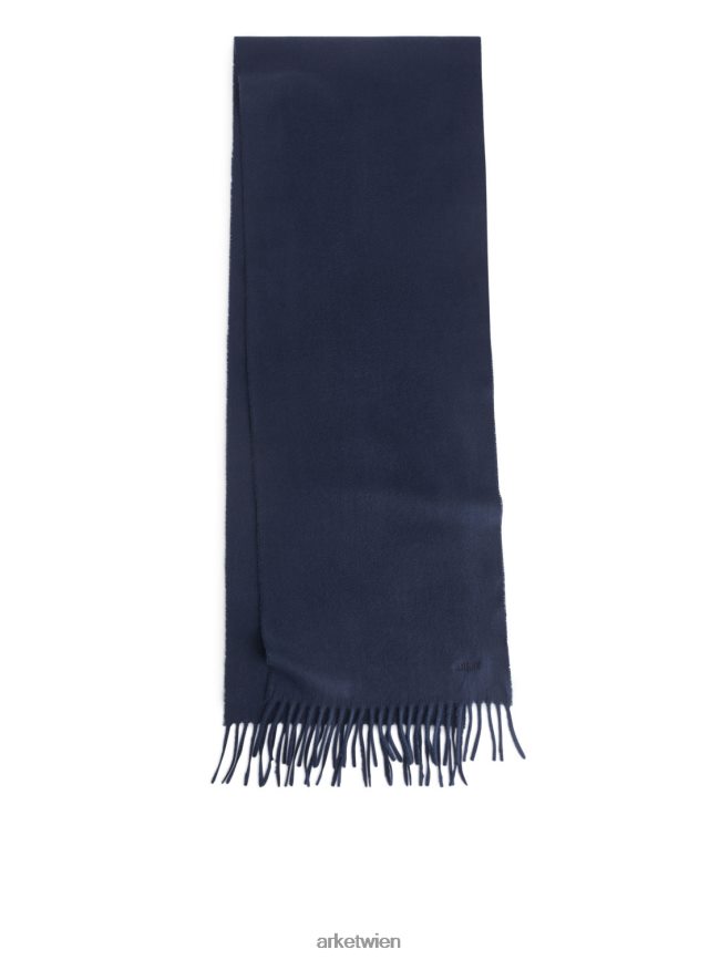 ARKET Gewebter Kaschmirschal Dunkelblau Männer 8RF08T1313 Zubehör