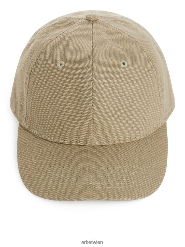 ARKET Kappe aus Baumwollcanvas Beige Männer 8RF08T1296 Zubehör