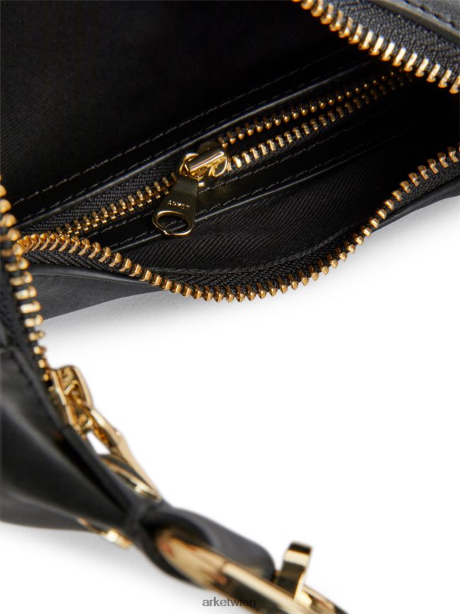 ARKET Halbmond-Ledertasche Schwarz unisex 8RF08T759 Taschen