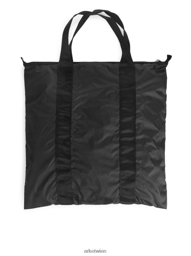 ARKET Packbare Tragetasche Schwarz unisex 8RF08T756 Taschen