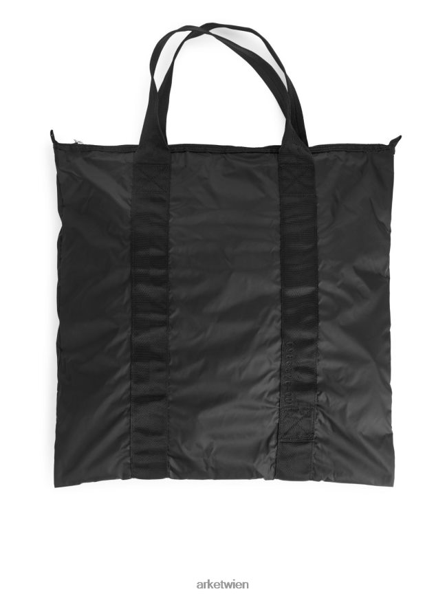 ARKET Packbare Tragetasche Schwarz unisex 8RF08T756 Taschen