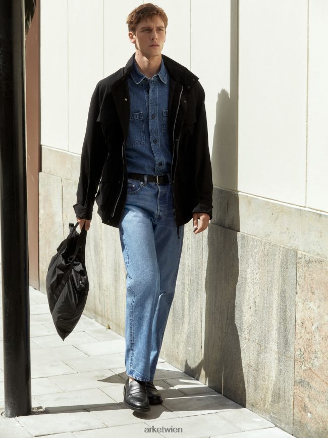 ARKET Packbare Tragetasche Schwarz unisex 8RF08T756 Taschen