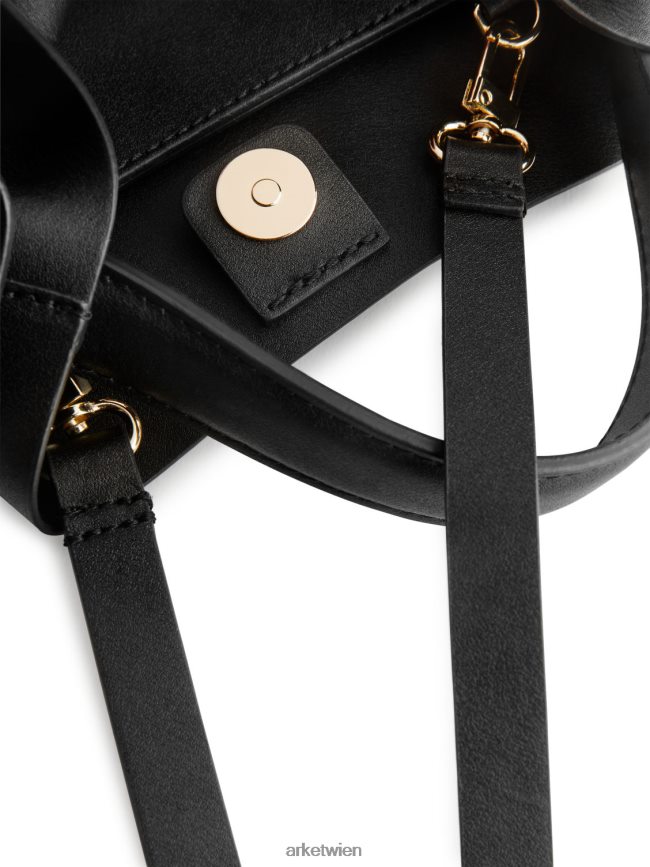 ARKET Umhängetasche Schwarz unisex 8RF08T762 Taschen