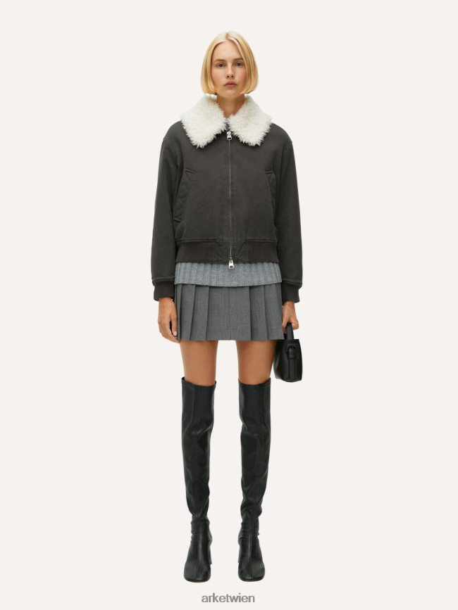 ARKET Umhängetasche Schwarz unisex 8RF08T762 Taschen