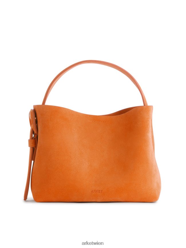 ARKET Umhängetasche aus Wildleder orange unisex 8RF08T741 Taschen
