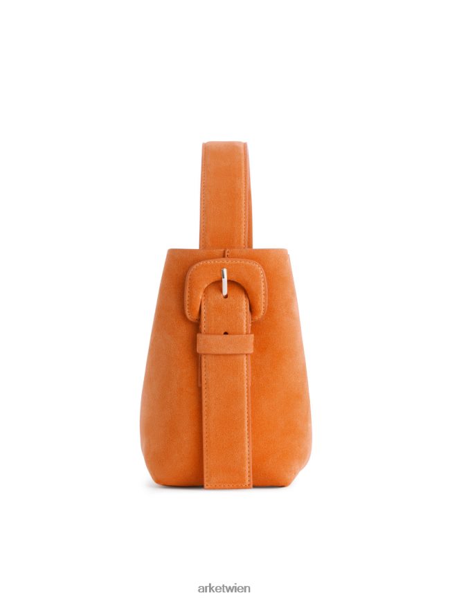 ARKET Umhängetasche aus Wildleder orange unisex 8RF08T741 Taschen