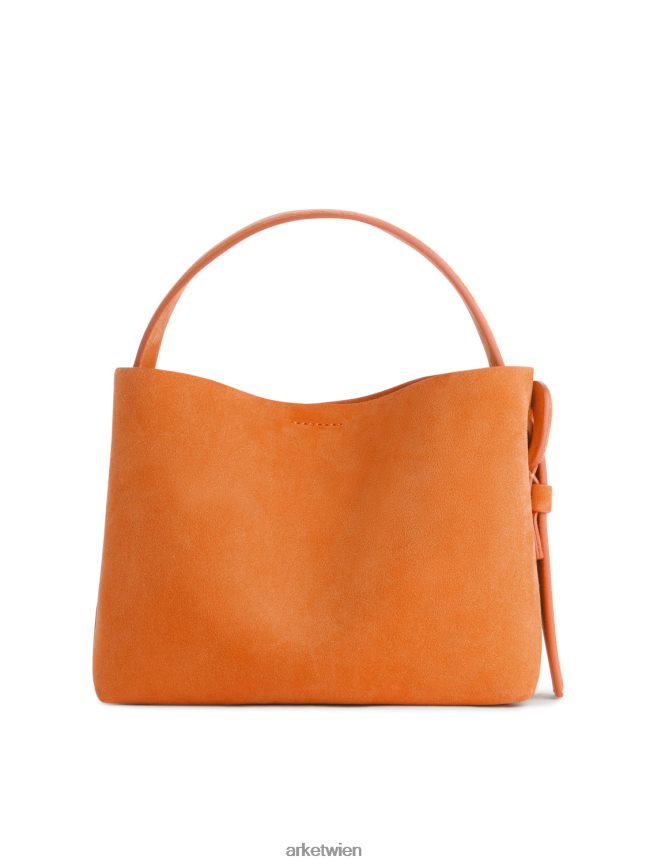 ARKET Umhängetasche aus Wildleder orange unisex 8RF08T741 Taschen
