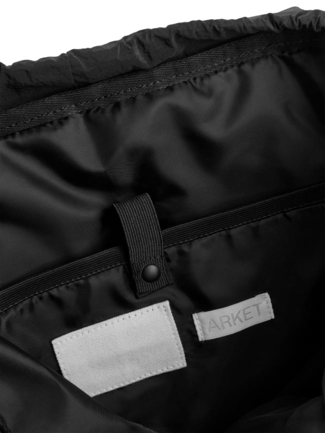 ARKET leichter Rucksack Schwarz unisex 8RF08T1211 Taschen