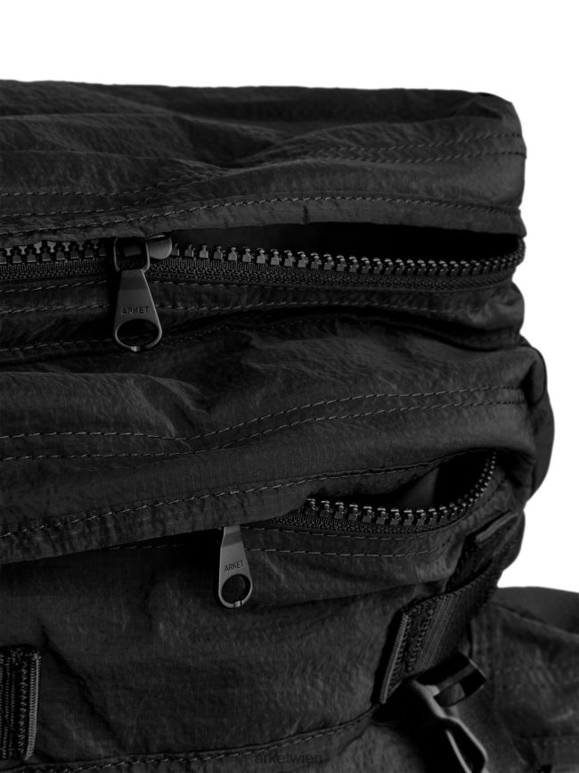 ARKET leichter Rucksack Schwarz unisex 8RF08T1211 Taschen