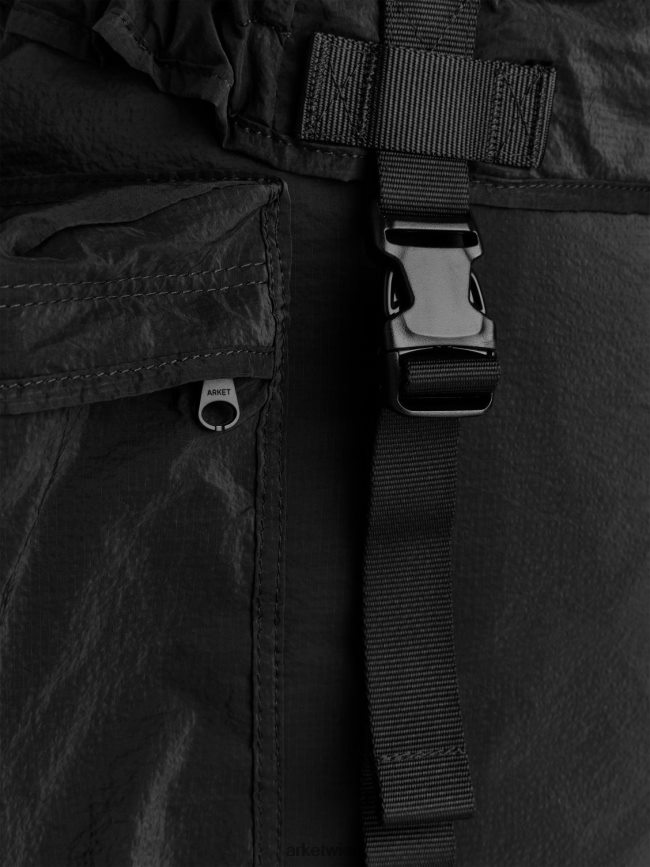 ARKET leichter Rucksack Schwarz unisex 8RF08T1211 Taschen